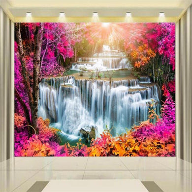 WEALTH ENHANCER Beautiful Waterfall Wallpaper signifies money coming in