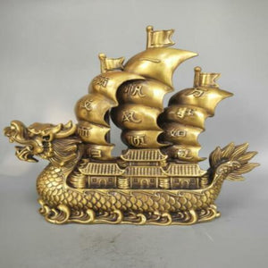 WEALTH DRAGON SHIP Symbolizes Great Wealth Coming In