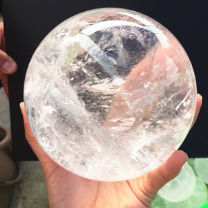 Natural Clear Quartz Crystal Ball