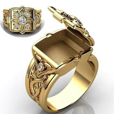 UNISEX GOLD WISH RING Wear this with intention inside and it will come to you.