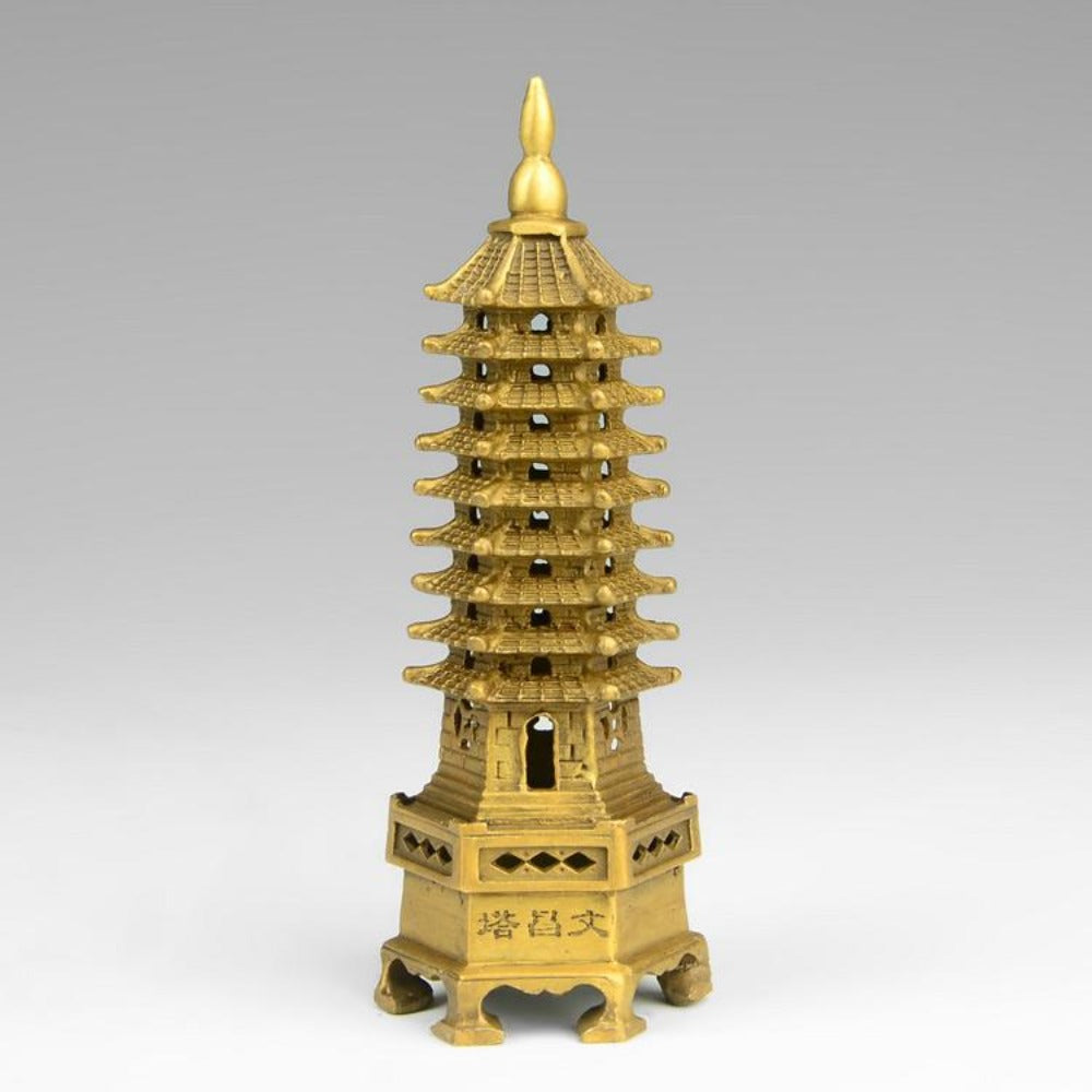 Powerful Cure LARGE TOWER PAGODA Statue handicraft